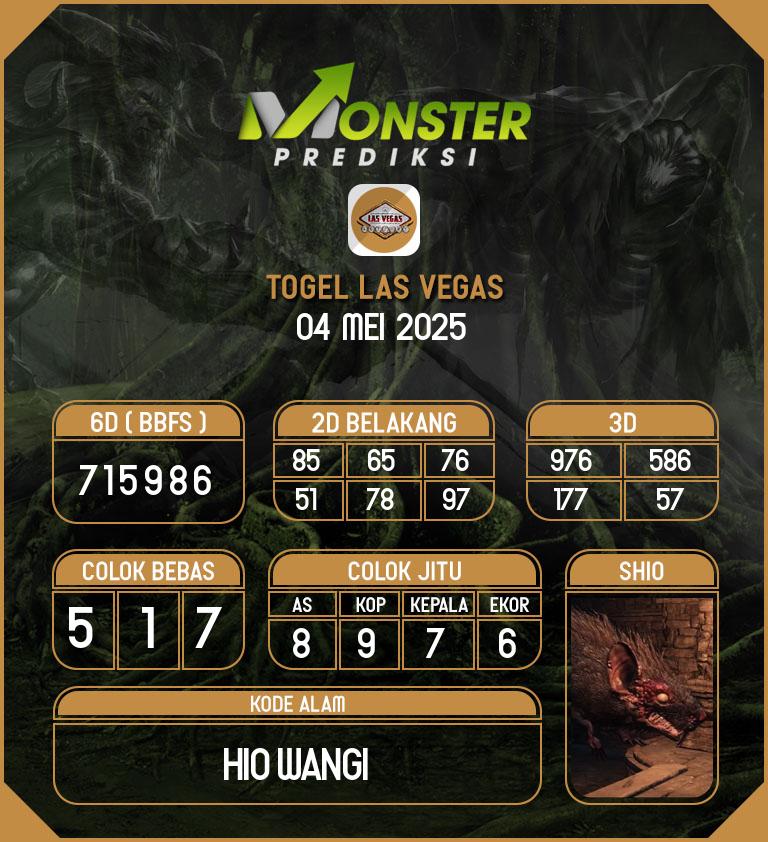 Kode-Monster-Las-Vegas-Hari-Minggu-4-Mei-2025