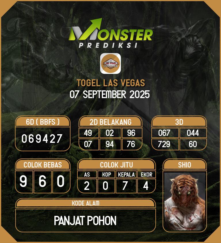Kode-Monster-Las-Vegas-Hari-Minggu-7-September-2025
