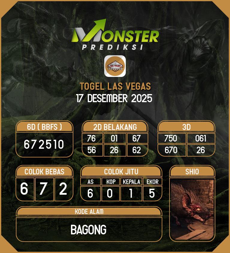 Kode-Monster-Las-Vegas-Hari-Rabu-17-Desember-2025
