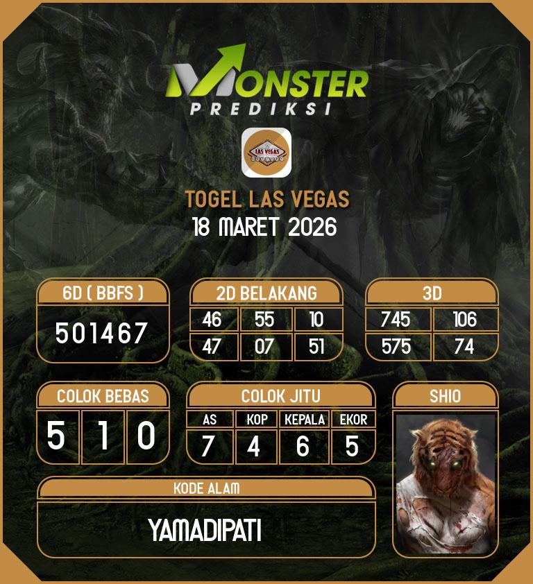 Kode-Monster-Las-Vegas-Hari-Rabu-18-Maret-2026