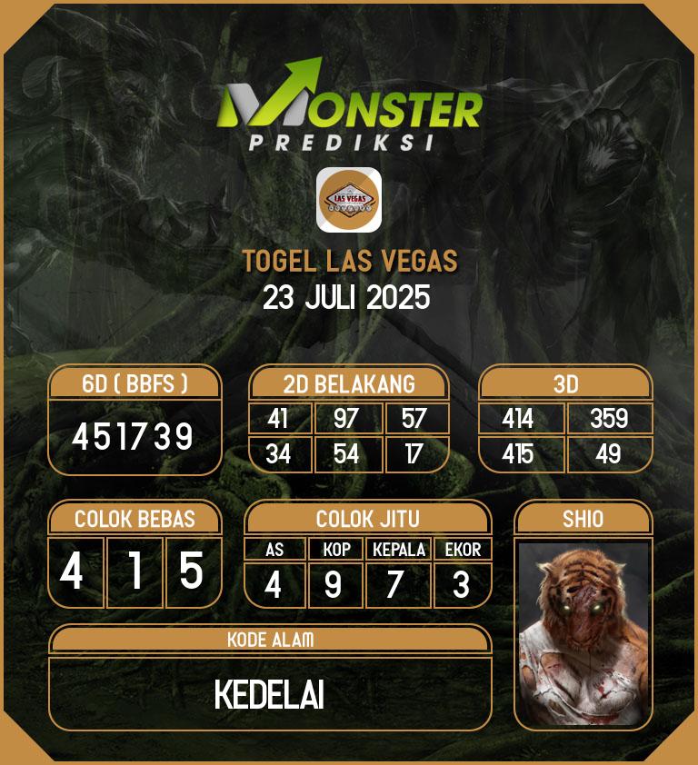 Kode-Monster-Las-Vegas-Hari-Rabu-23-Juli-2025