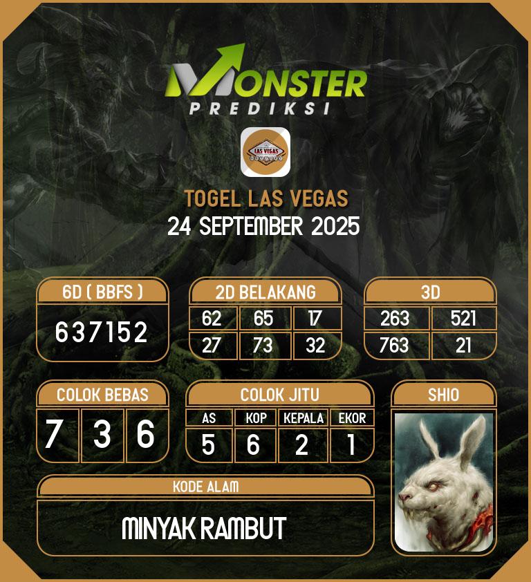 Kode-Monster-Las-Vegas-Hari-Rabu-24-September-2025