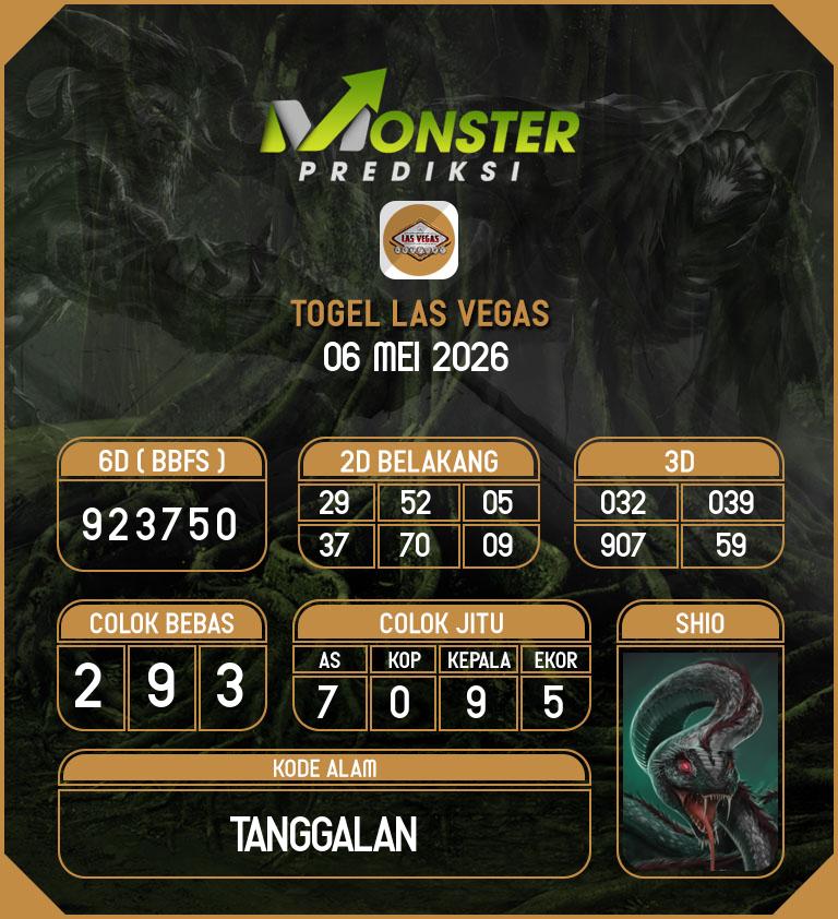 Kode-Monster-Las-Vegas-Hari-Rabu-6-Mei-2026