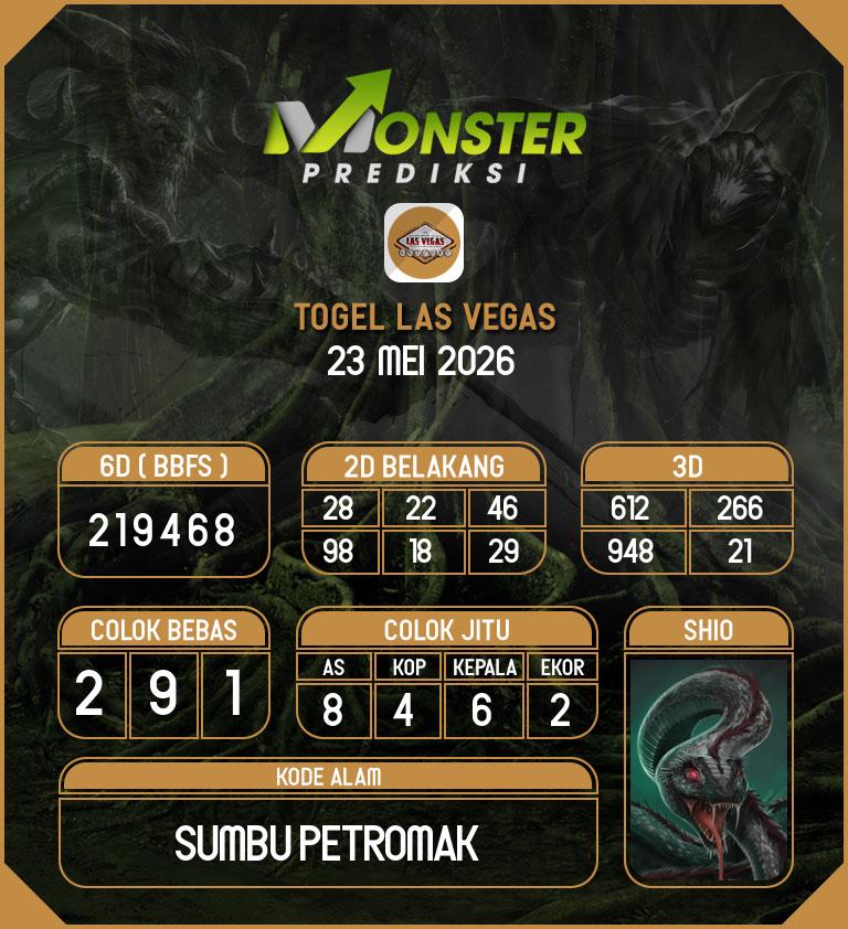 Kode-Monster-Las-Vegas-Hari-Sabtu-23-Mei-2026