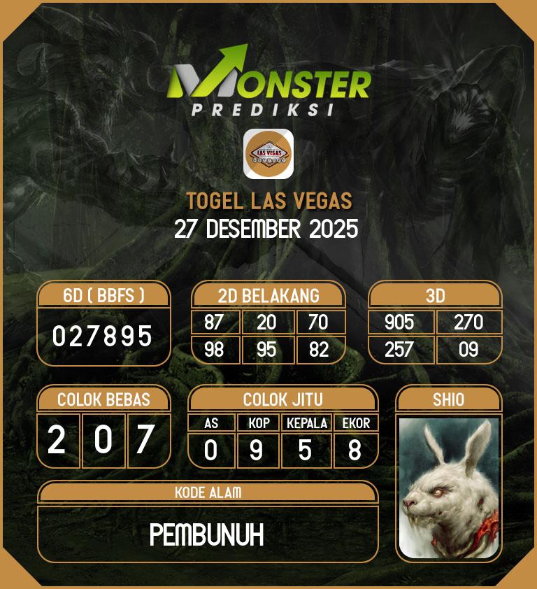 Kode-Monster-Las-Vegas-Hari-Sabtu-27-Desember-2025