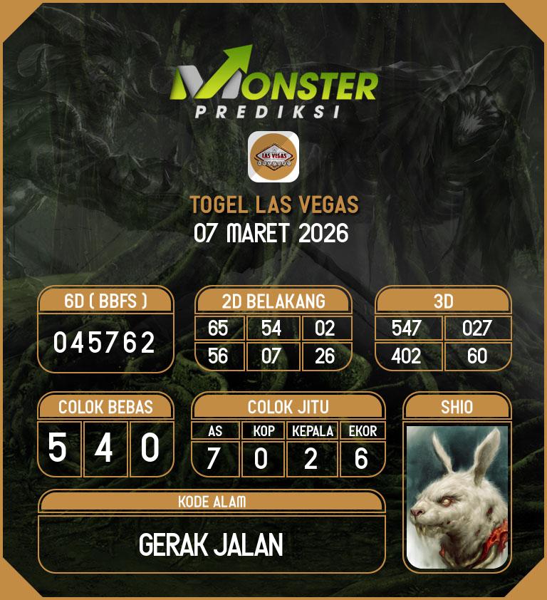 Kode-Monster-Las-Vegas-Hari-Sabtu-7-Maret-2026
