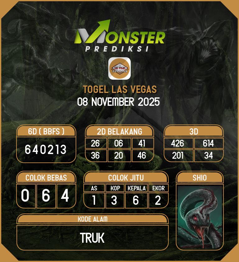 Kode-Monster-Las-Vegas-Hari-Sabtu-8-November-2025
