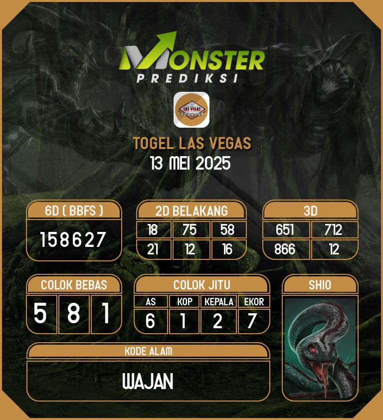 Kode-Monster-Las-Vegas-Hari-Selasa-13-Mei-2025