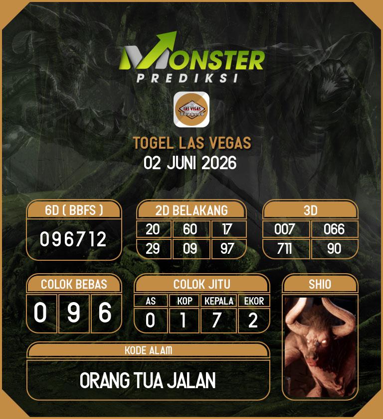 Kode-Monster-Las-Vegas-Hari-Selasa-2-Juni-2026