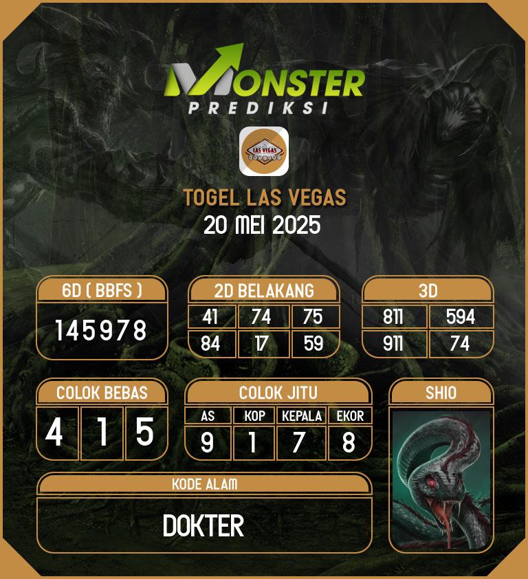 Kode-Monster-Las-Vegas-Hari-Selasa-20-Mei-2025