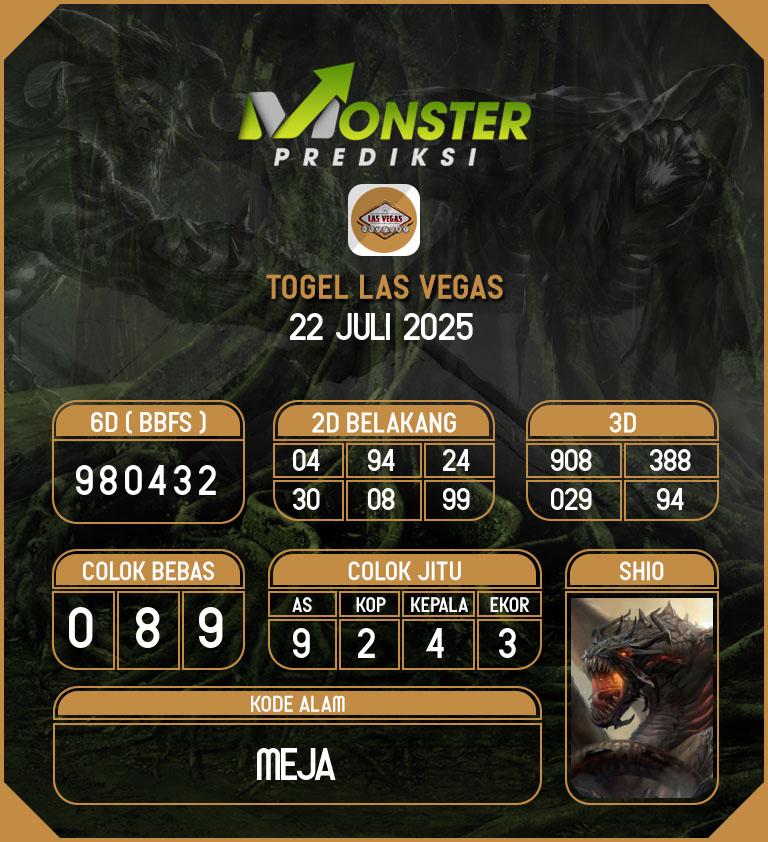 Kode-Monster-Las-Vegas-Hari-Selasa-22-Juli-2025