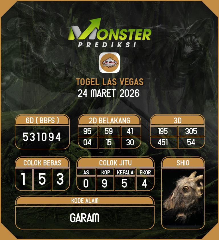 Kode-Monster-Las-Vegas-Hari-Selasa-24-Maret-2026