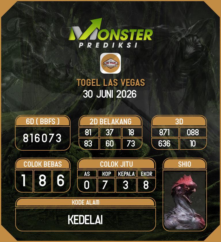 Kode-Monster-Las-Vegas-Hari-Selasa-30-Juni-2026