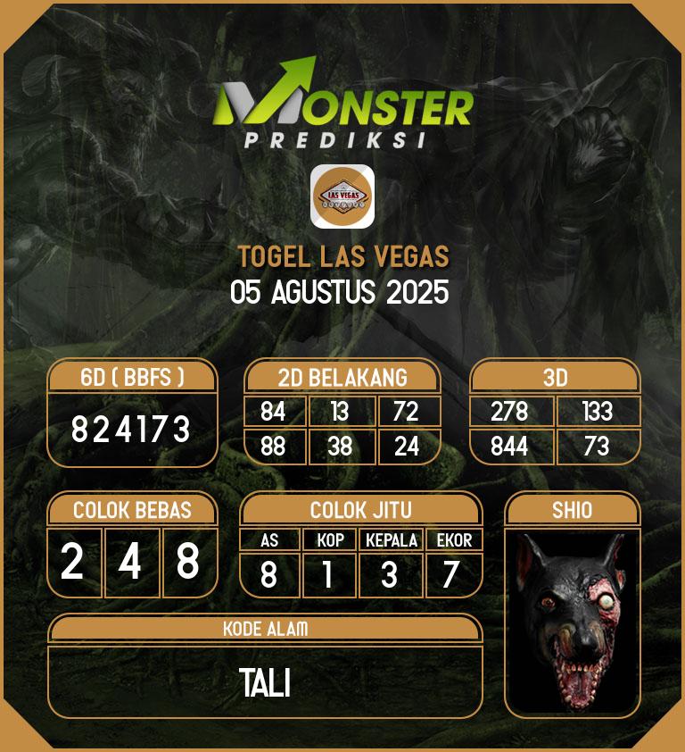 Kode-Monster-Las-Vegas-Hari-Selasa-5-Agustus-2025
