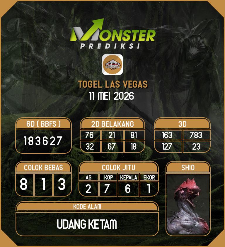 Kode-Monster-Las-Vegas-Hari-Senin-11-Mei-2026