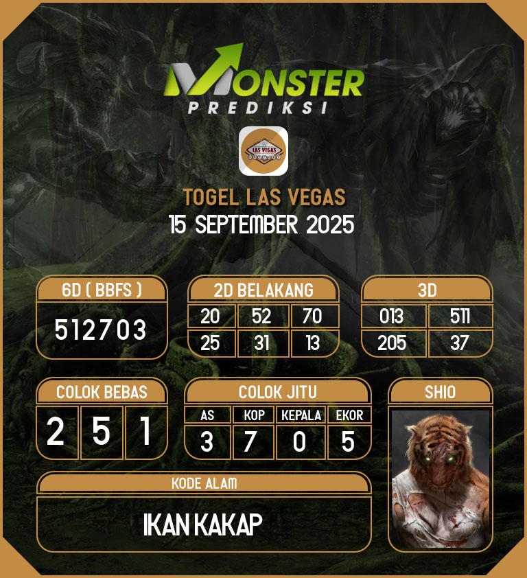 Kode-Monster-Las-Vegas-Hari-Senin-15-September-2025