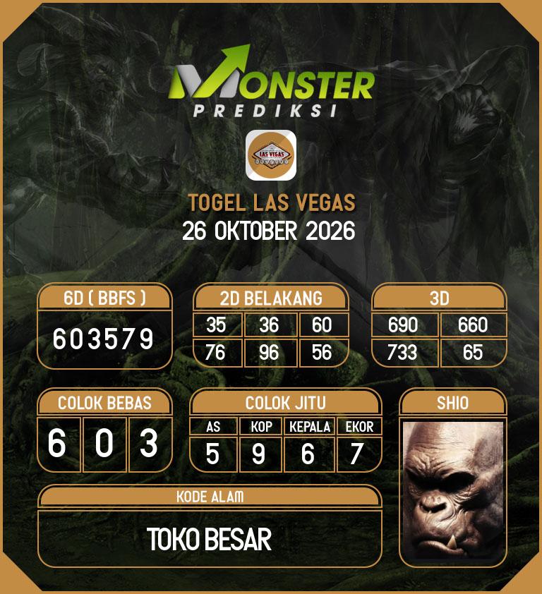 Kode-Monster-Las-Vegas-Hari-Senin-26-Oktober-2026