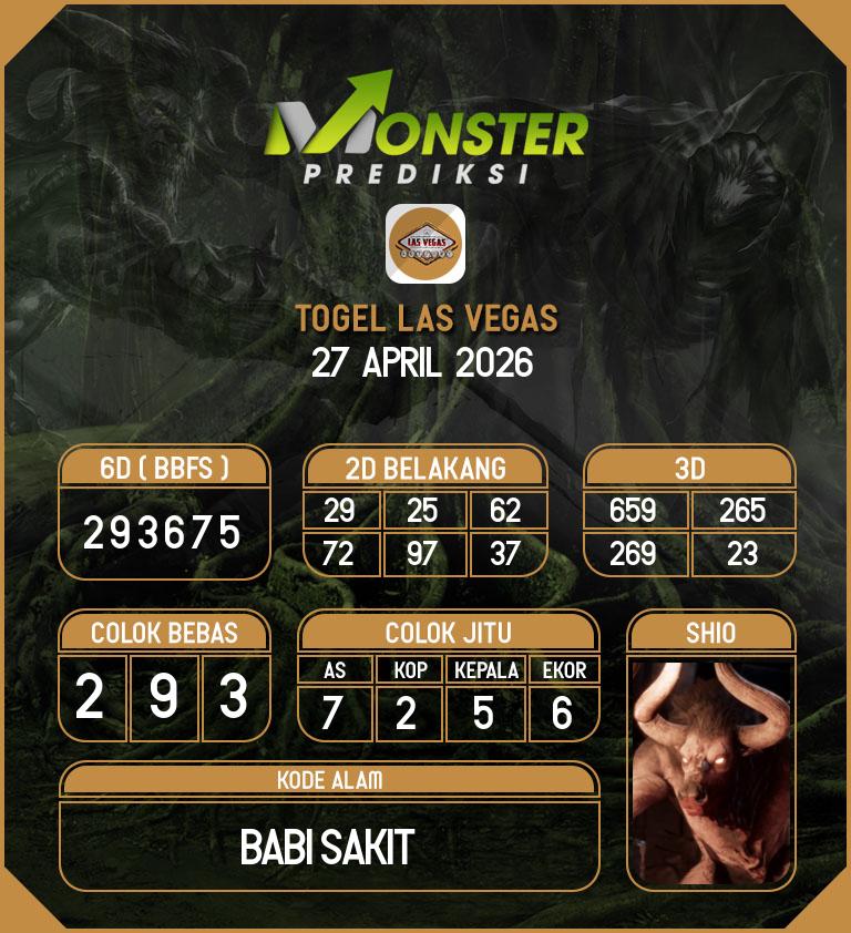 Kode-Monster-Las-Vegas-Hari-Senin-27-April-2026