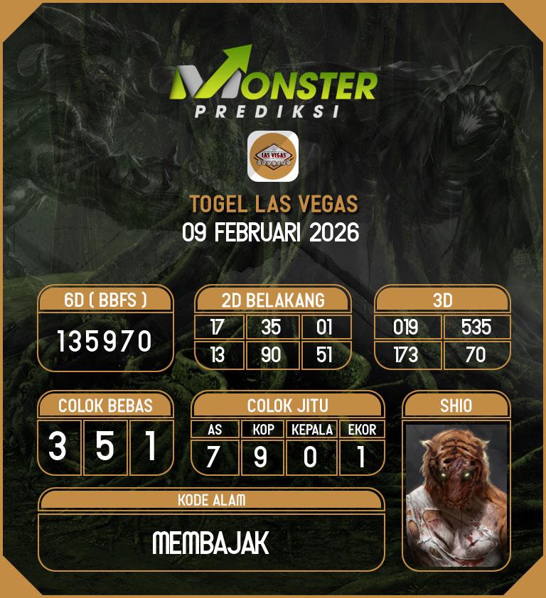 Kode-Monster-Las-Vegas-Hari-Senin-9-Februari-2026