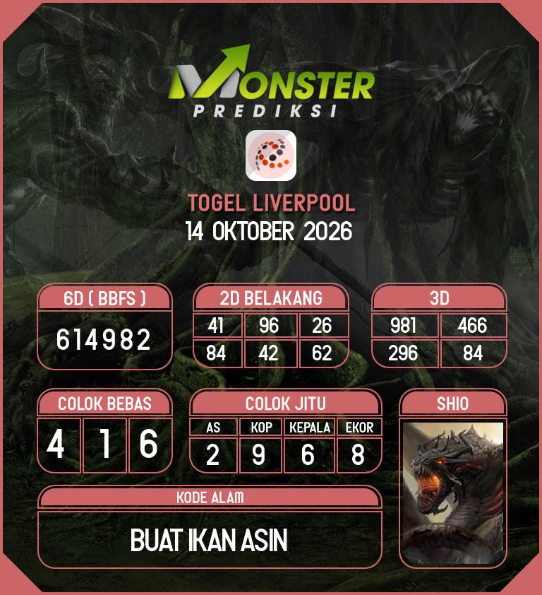 Kode-Monster-Liverpool-Hari-Rabu-14-Oktober-2026
