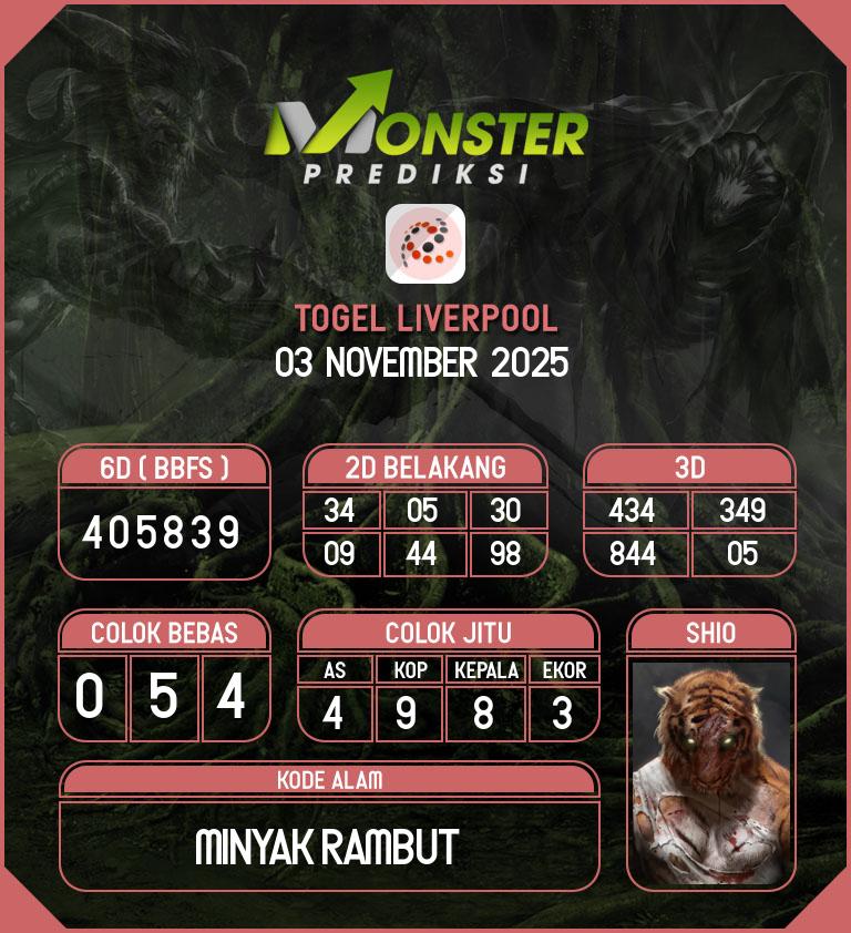 Kode-Monster-Liverpool-Hari-Senin-3-November-2025