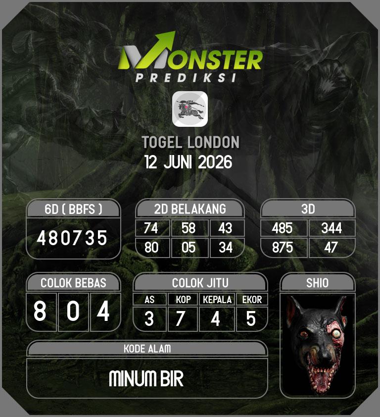 Kode-Monster-London-Hari-Jumat-12-Juni-2026