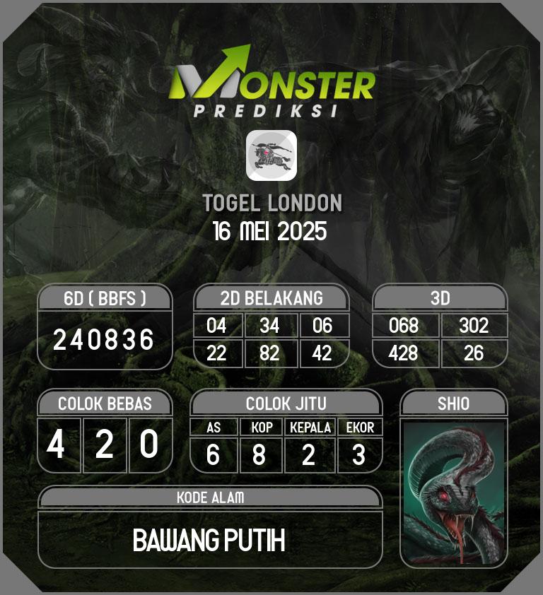 Kode-Monster-London-Hari-Jumat-16-Mei-2025