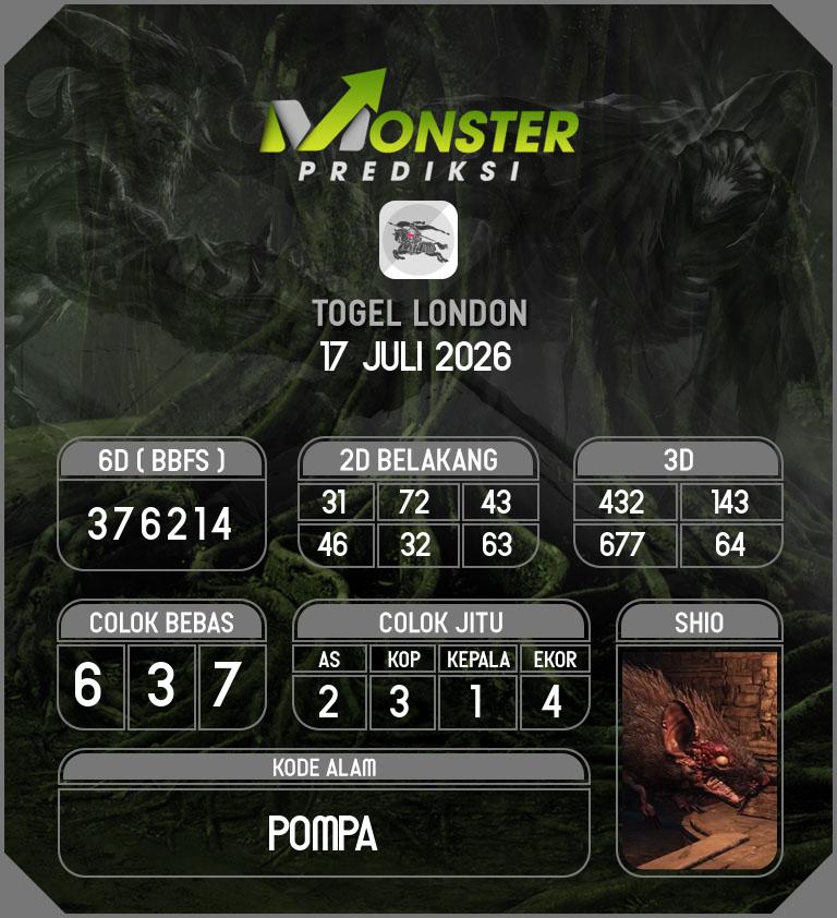 Kode-Monster-London-Hari-Jumat-17-Juli-2026