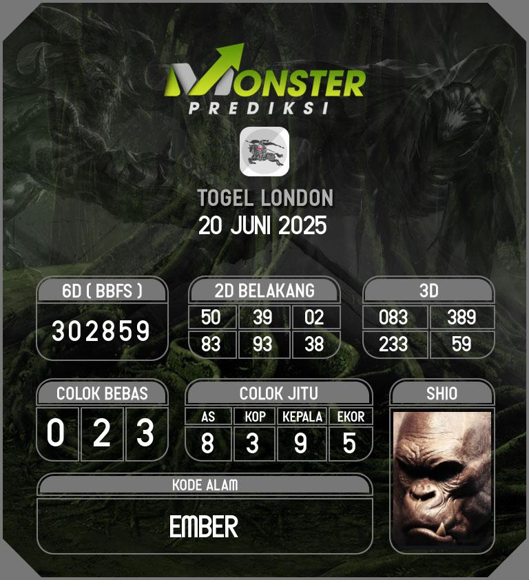 Kode-Monster-London-Hari-Jumat-20-Juni-2025