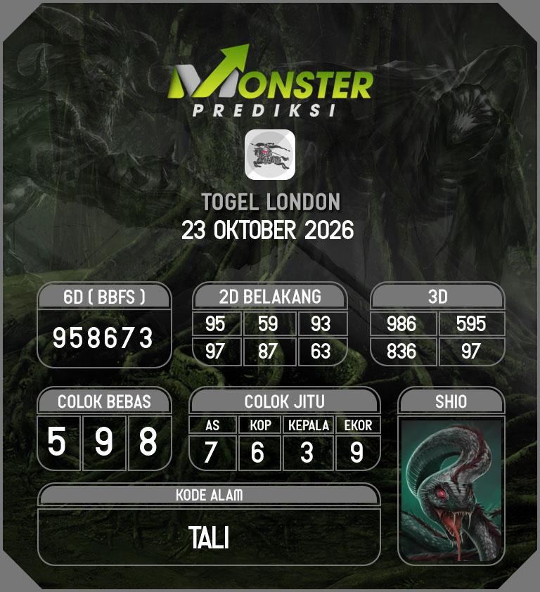 Kode-Monster-London-Hari-Jumat-23-Oktober-2026