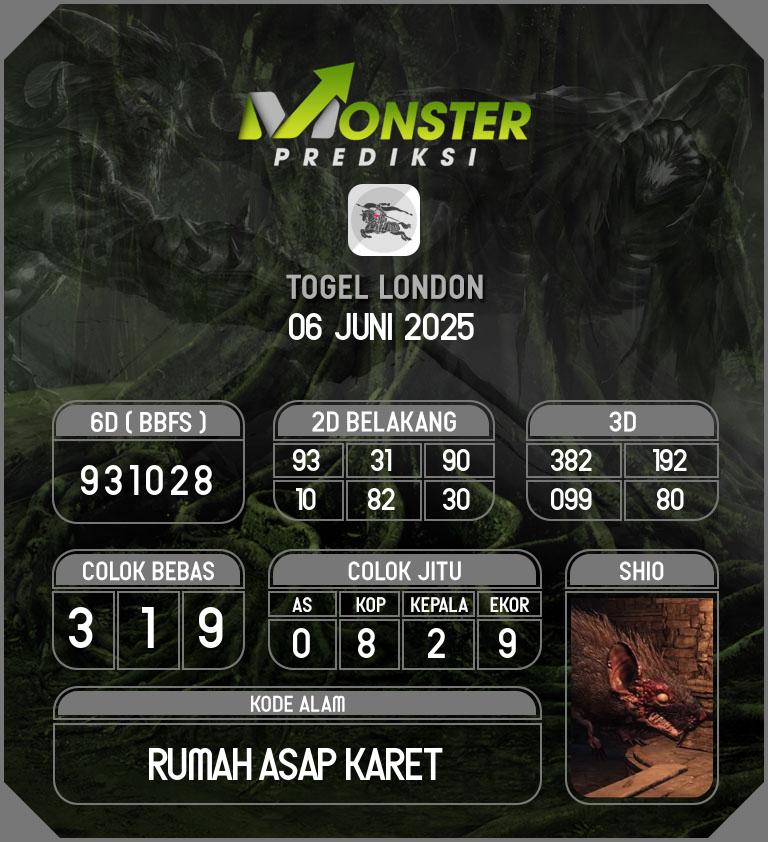 Kode-Monster-London-Hari-Jumat-6-Juni-2025