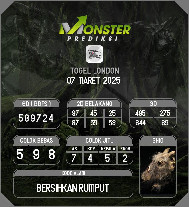 Kode-Monster-London-Hari-Jumat-7-Maret-2025
