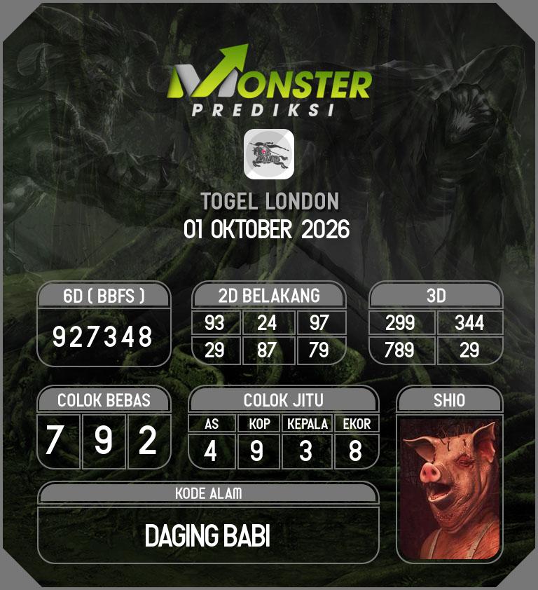 Kode-Monster-London-Hari-Kamis-1-Oktober-2026