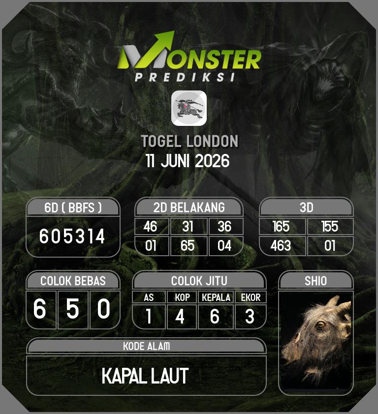 Kode-Monster-London-Hari-Kamis-11-Juni-2026
