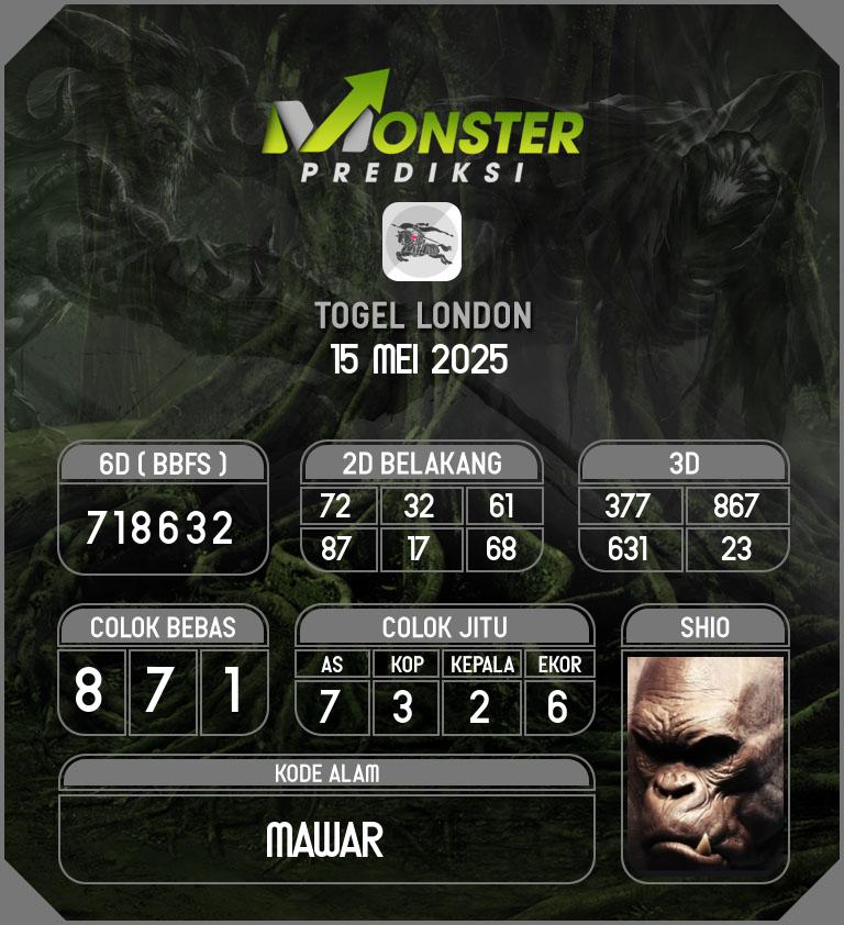 Kode-Monster-London-Hari-Kamis-15-Mei-2025