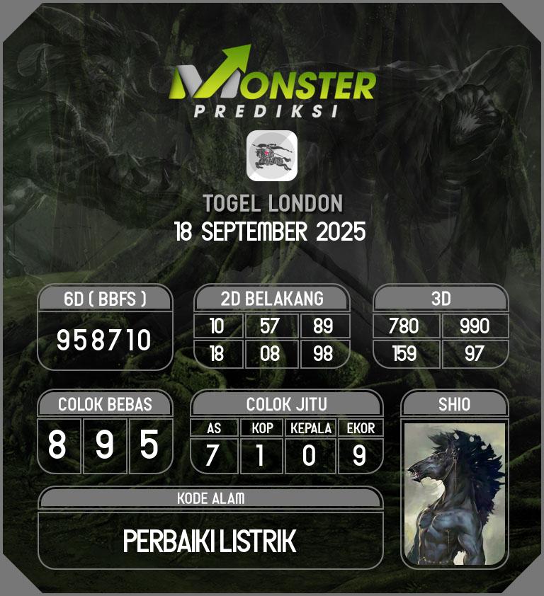Kode-Monster-London-Hari-Kamis-18-September-2025