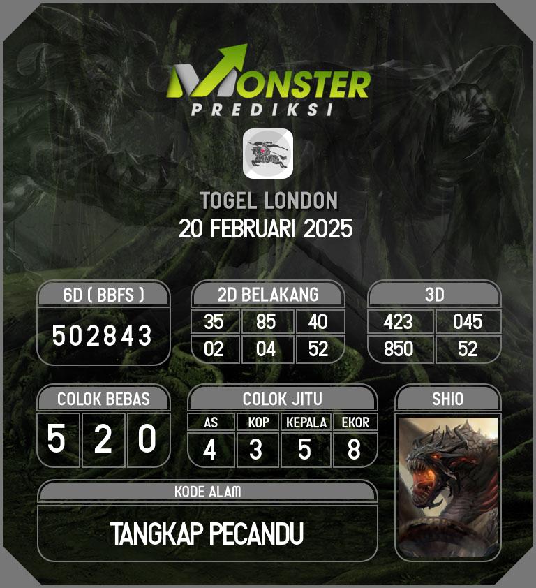 Kode-Monster-London-Hari-Kamis-20-Februari-2025