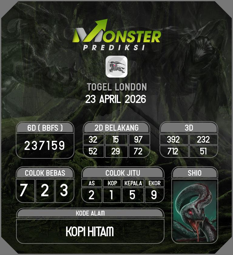 Kode-Monster-London-Hari-Kamis-23-April-2026