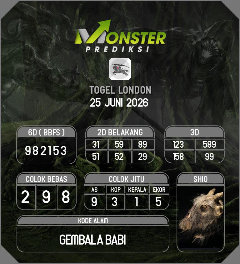 Kode-Monster-London-Hari-Kamis-25-Juni-2026