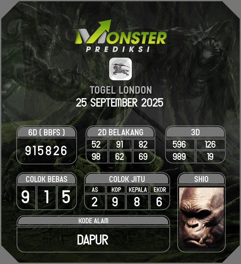 Kode-Monster-London-Hari-Kamis-25-September-2025