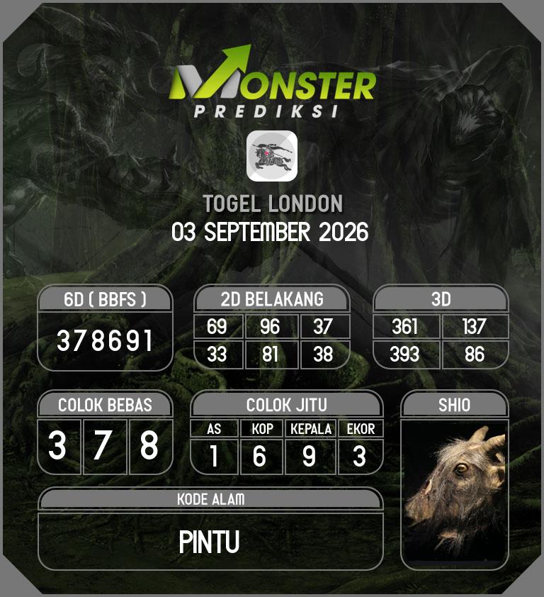 Kode-Monster-London-Hari-Kamis-3-September-2026