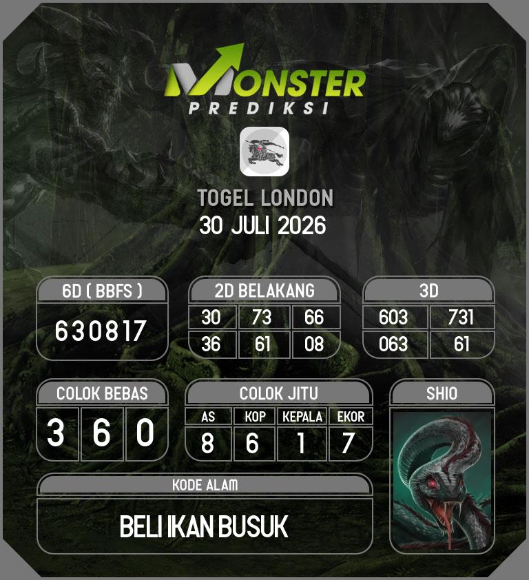 Kode-Monster-London-Hari-Kamis-30-Juli-2026