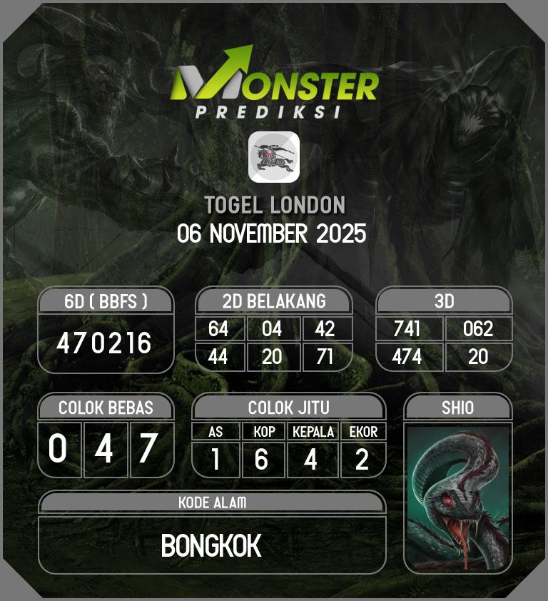 Kode-Monster-London-Hari-Kamis-6-November-2025