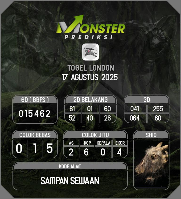 Kode-Monster-London-Hari-Minggu-17-Agustus-2025