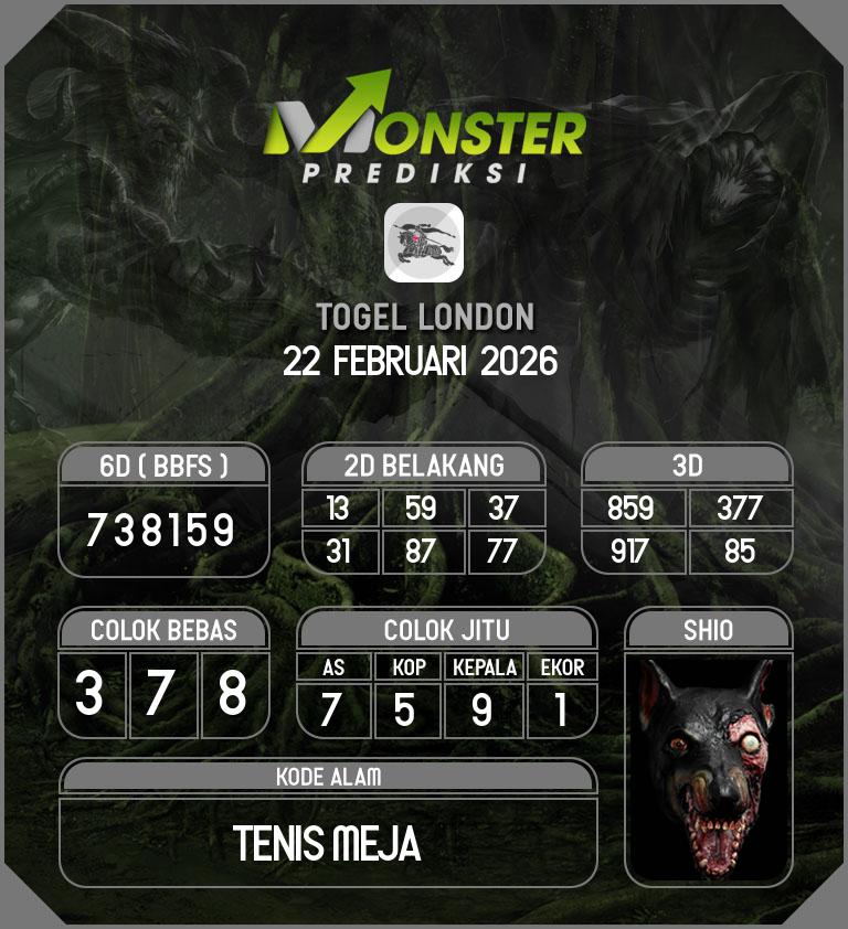 Kode-Monster-London-Hari-Minggu-22-Februari-2026