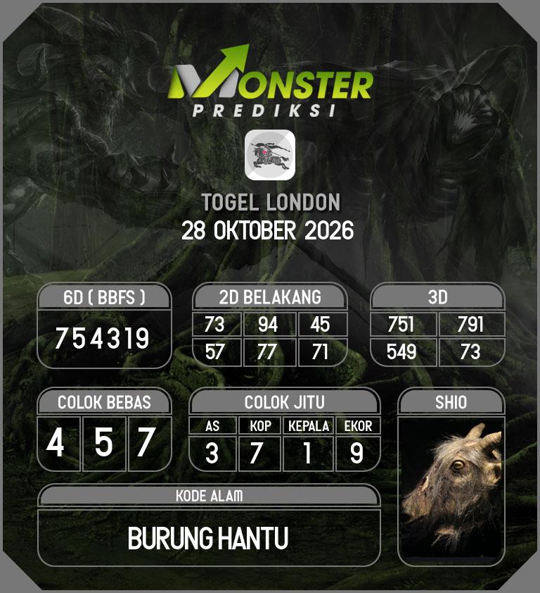 Kode-Monster-London-Hari-Rabu-28-Oktober-2026