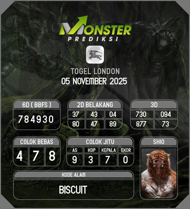 Kode-Monster-London-Hari-Rabu-5-November-2025