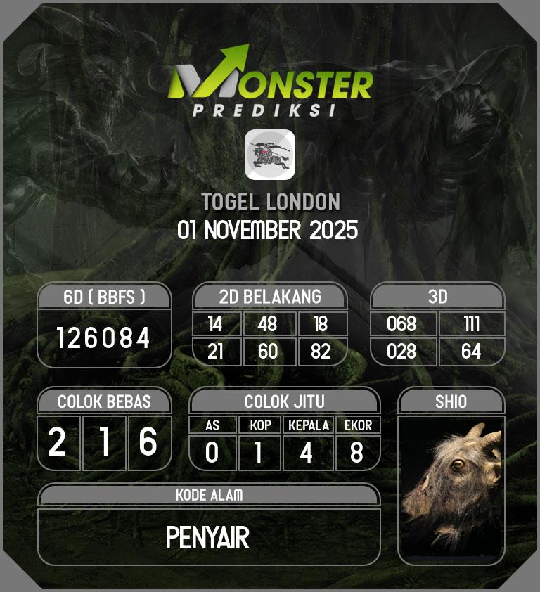 Kode-Monster-London-Hari-Sabtu-1-November-2025