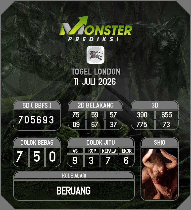 Kode-Monster-London-Hari-Sabtu-11-Juli-2026