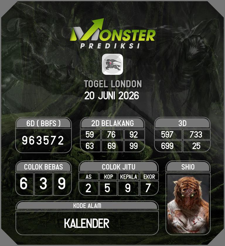 Kode-Monster-London-Hari-Sabtu-20-Juni-2026
